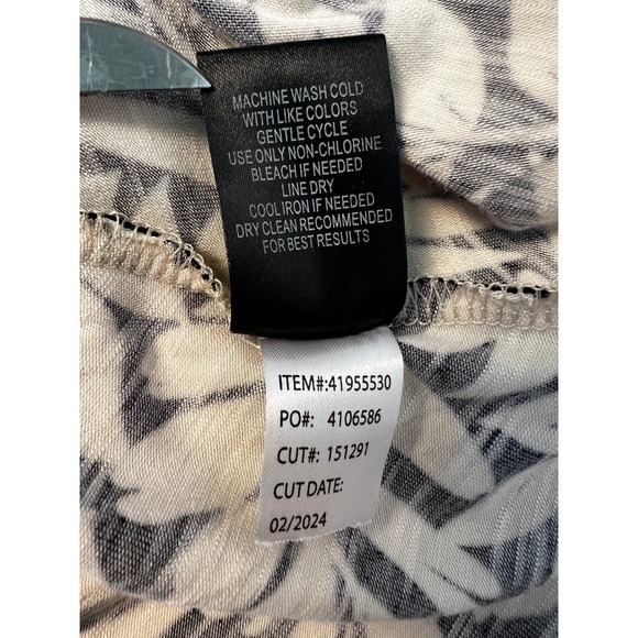 Torrid Super Soft Slub Jersey Floral Print Ruffle Hem Tank Top -‎ Size 2x - Picture 8 of 8